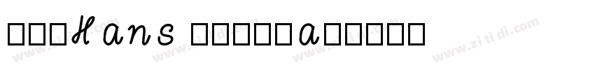 SECHans Regular字体转换